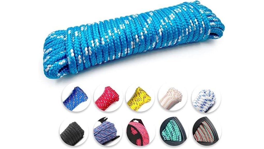 35 foot braided polypropylene rope