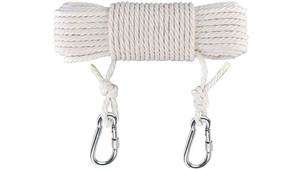 adjustable cotton clothesline rope