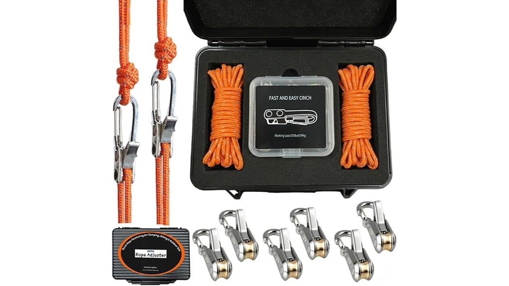 adjustable tensioning tie downs