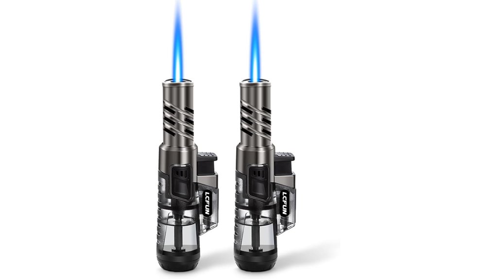 adjustable windproof torch lighters