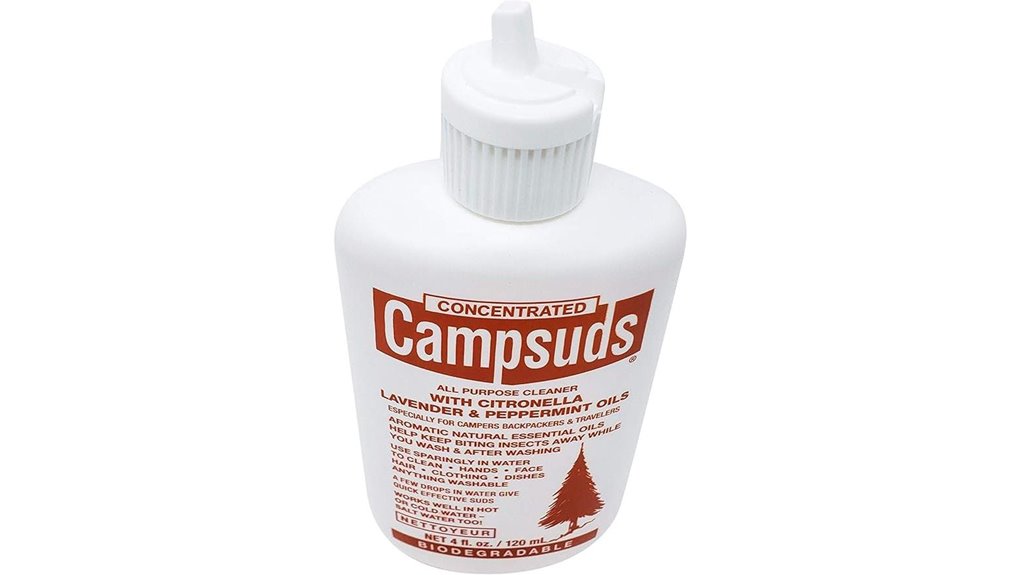 biodegradable camping soap solution