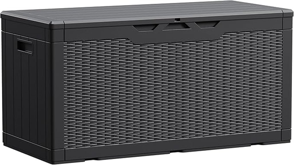 black waterproof storage box