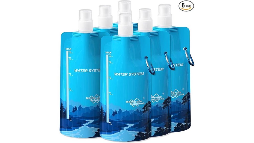 bpa free collapsible water bottle