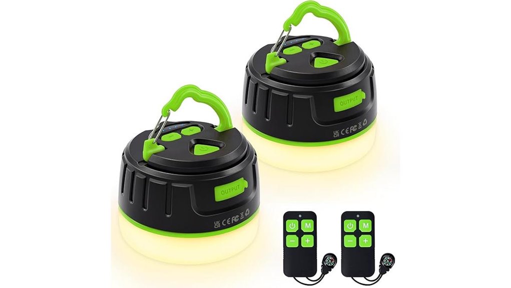 bright rechargeable camping lantern