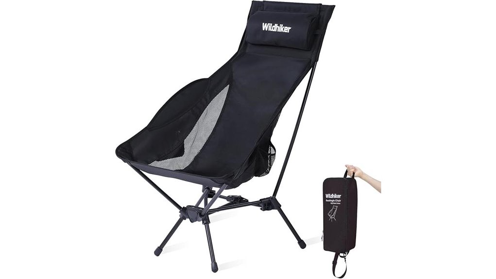 camping chair with pockets