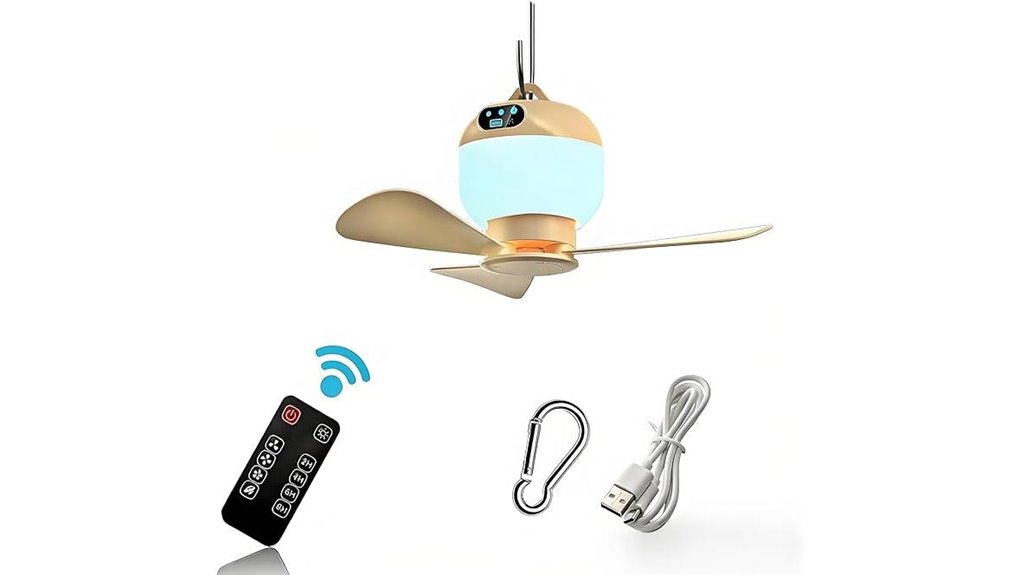 camping fan with remote