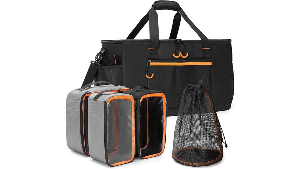 camping gear storage solution