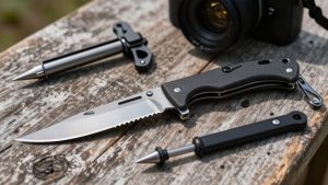 camping knives with fire starters