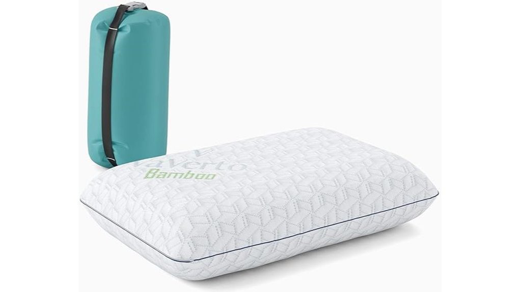 camping memory foam pillow