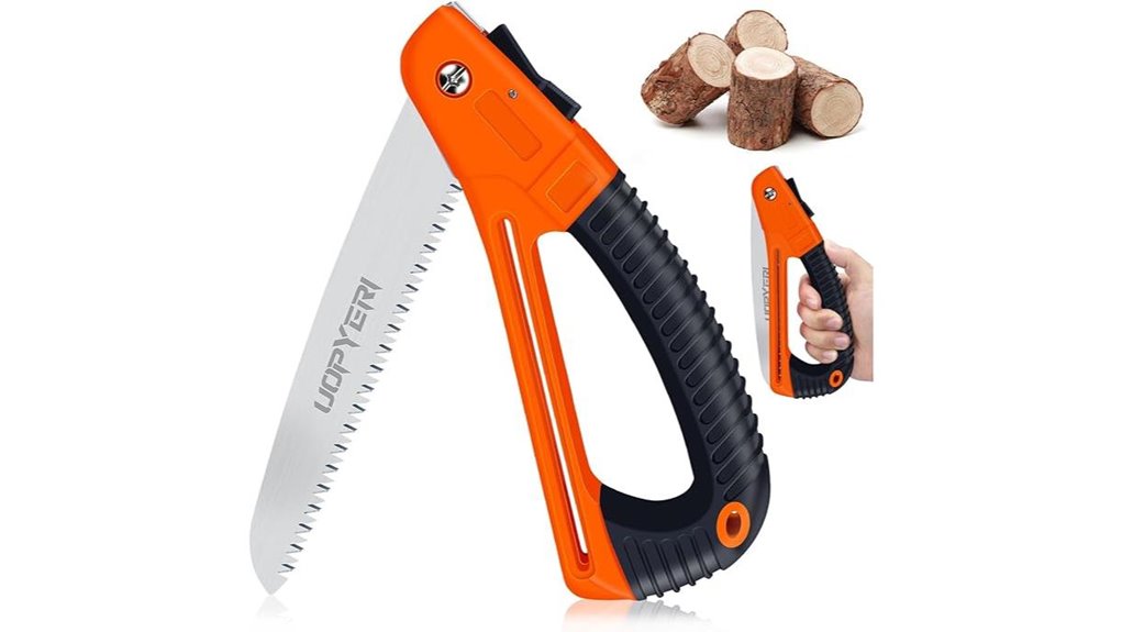 camping saw with guard