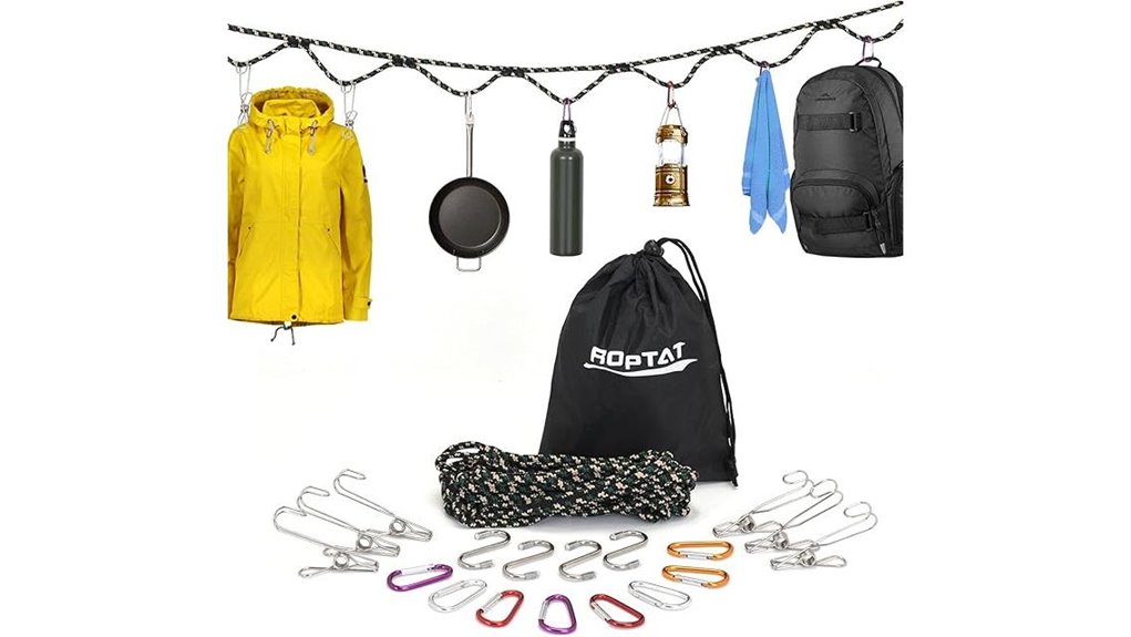 campsite storage strap set