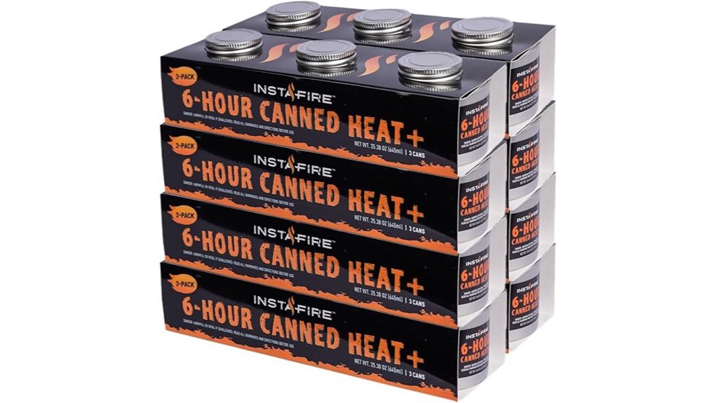 canned heat for cooking