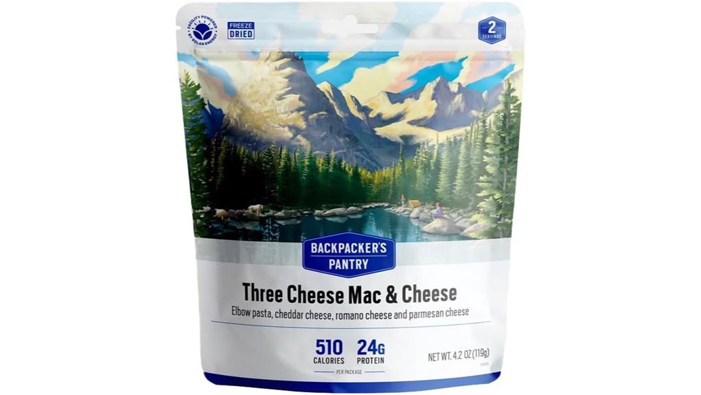 cheesy pasta meal option
