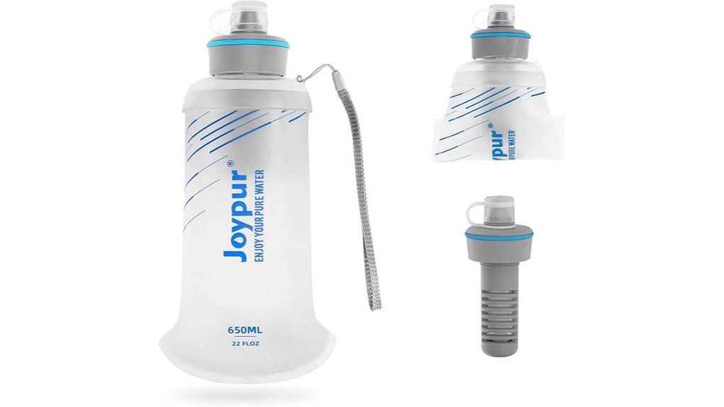 collapsible 22oz water bottle