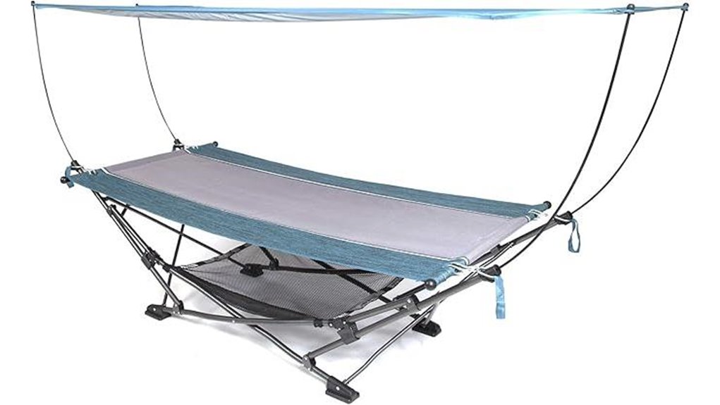collapsible hammock with canopy