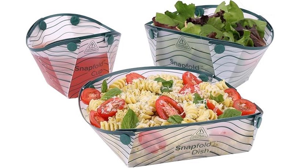 collapsible tableware set