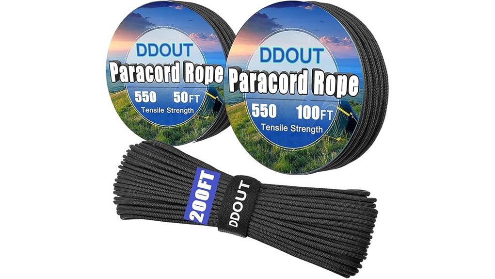 colorful paracord rope options