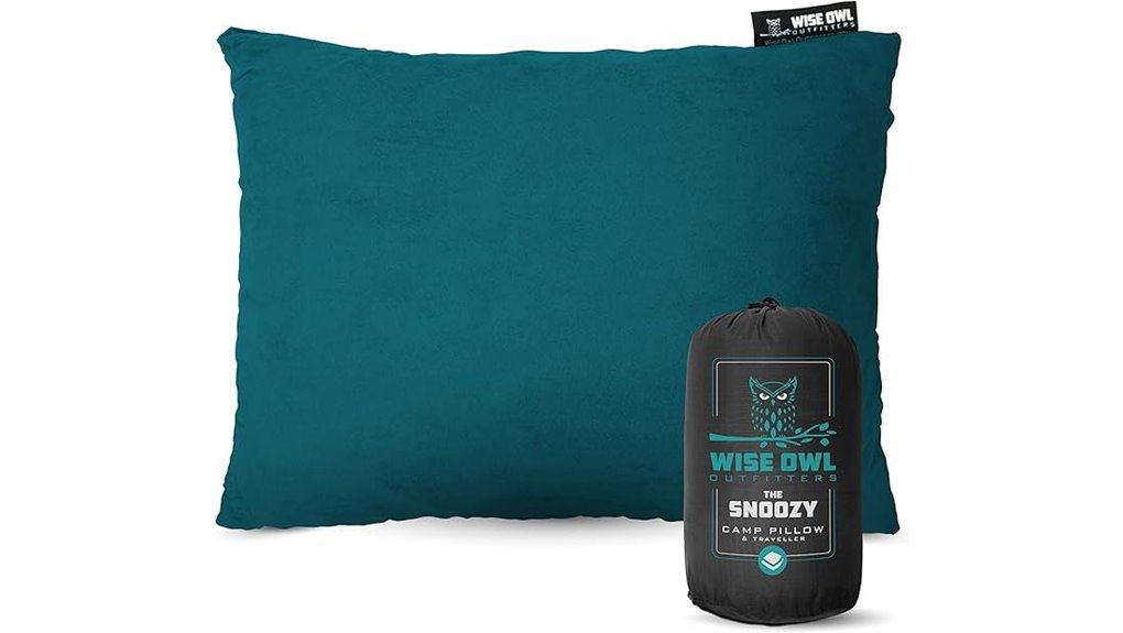 comfortable camping pillow option
