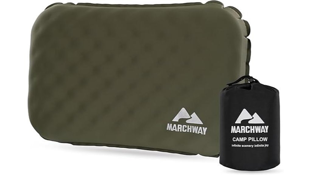 comfortable inflatable camping pillow