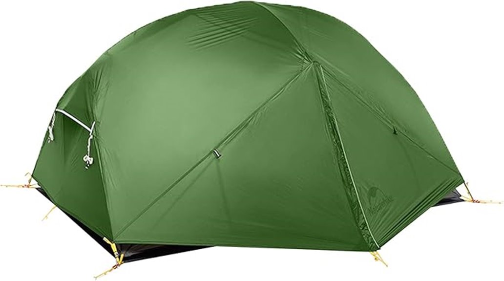 compact 2 person backpacking tent