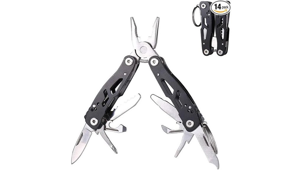 compact black multitool pliers