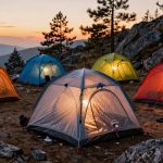 compact camping heater tents