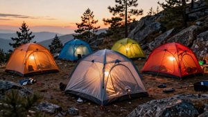 compact camping heater tents