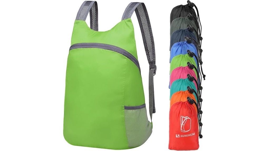 compact camping travel backpack