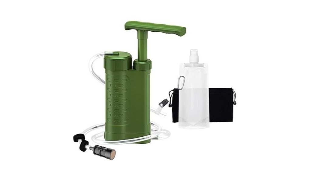 compact emergency water filtration