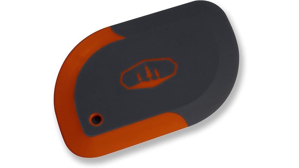 compact grey scraper tool
