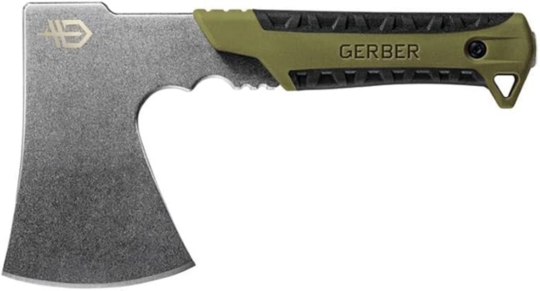 compact hatchet with sheath