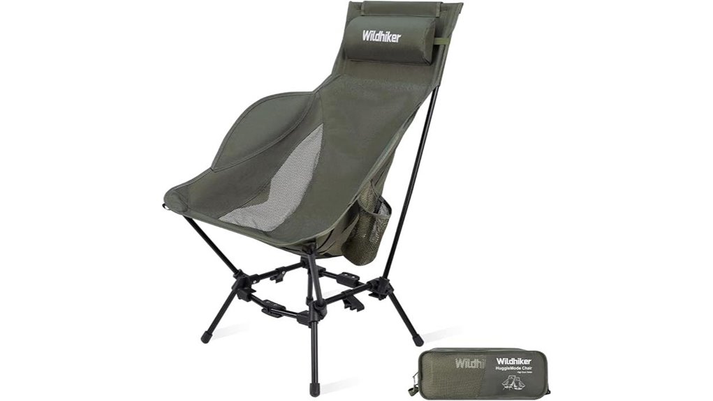 compact high back chair