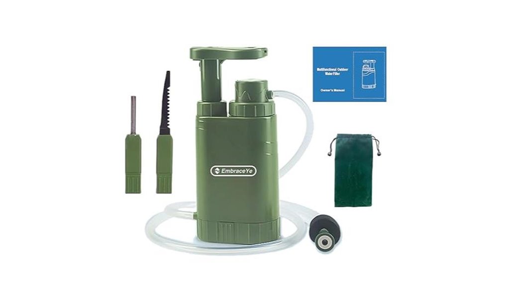 compact hiking water purifier