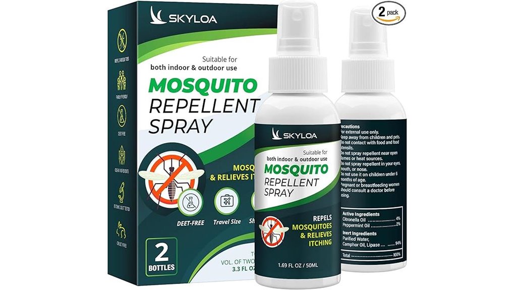 compact mosquito spray bundle