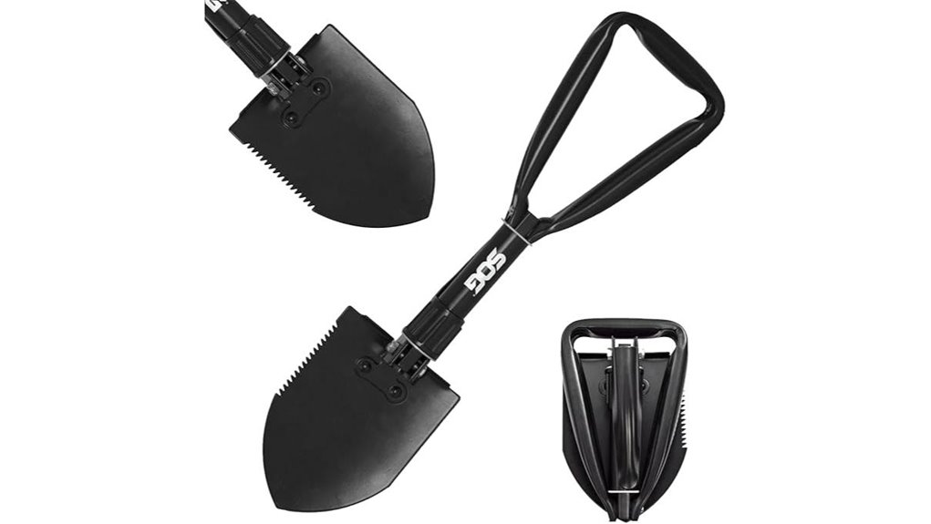 compact multi tool survival shovel