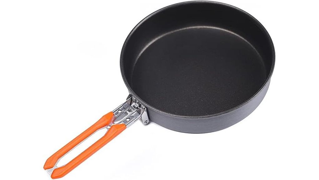compact nonstick camping frying pan
