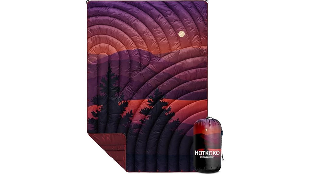 compact outdoor camping blanket