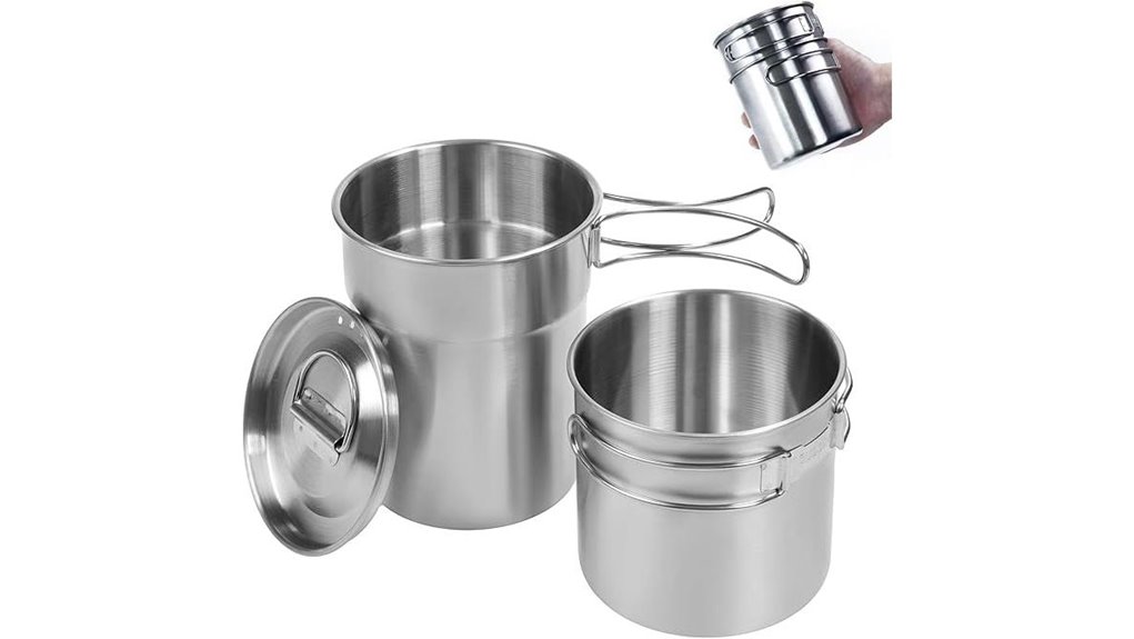 compact outdoor cooking set