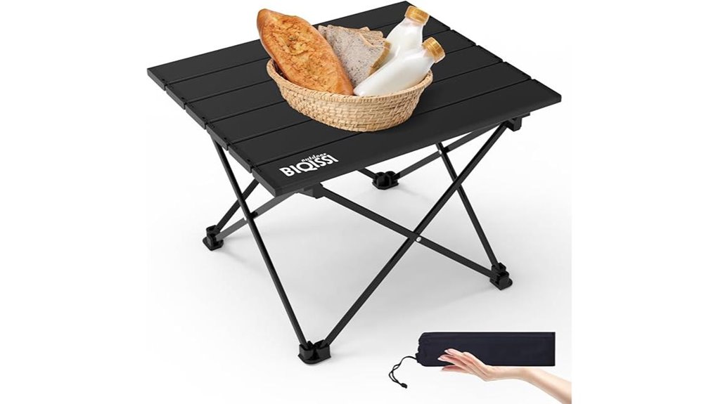 compact outdoor table set