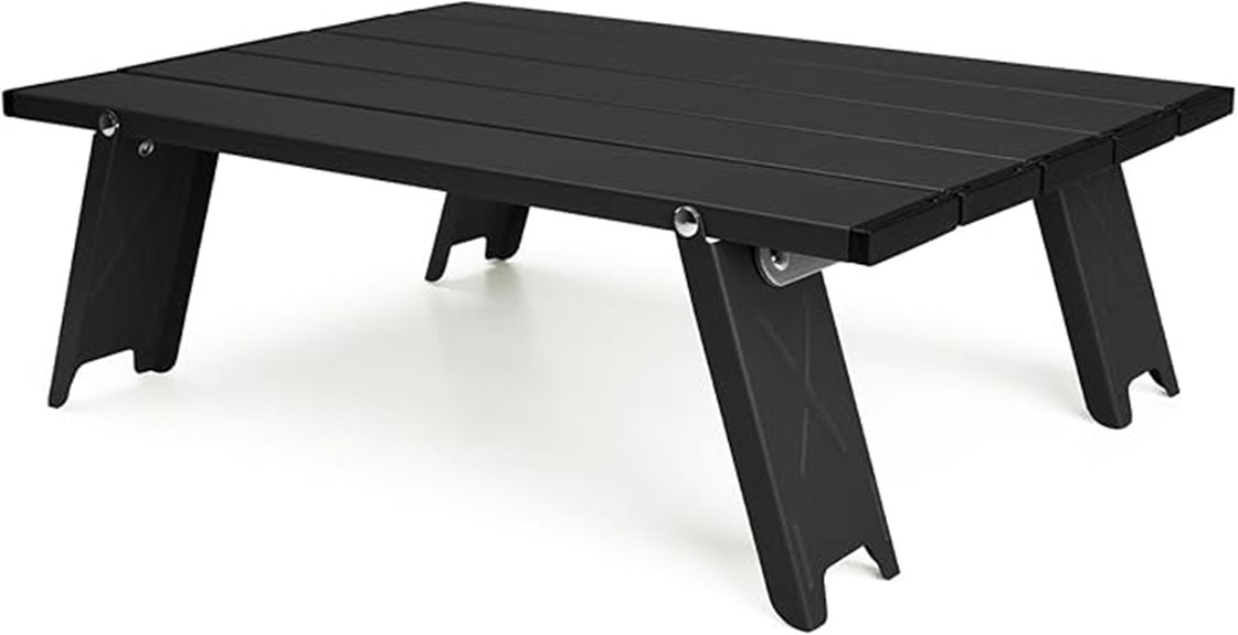 compact portable camping table