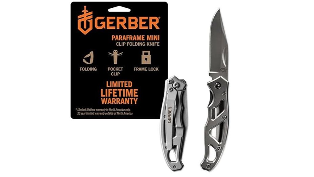 compact safety lock knife