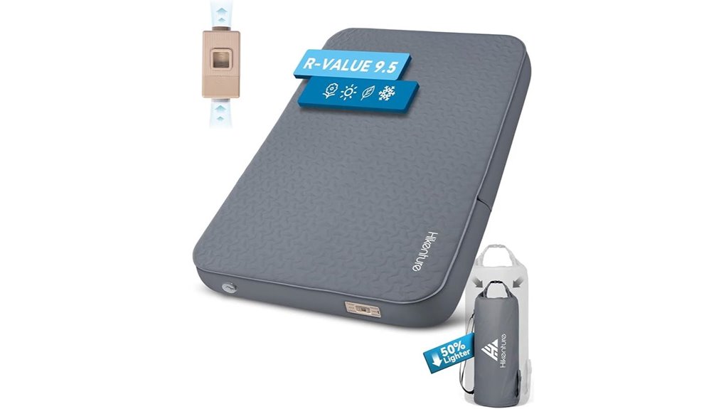 compact self inflating sleeping pad