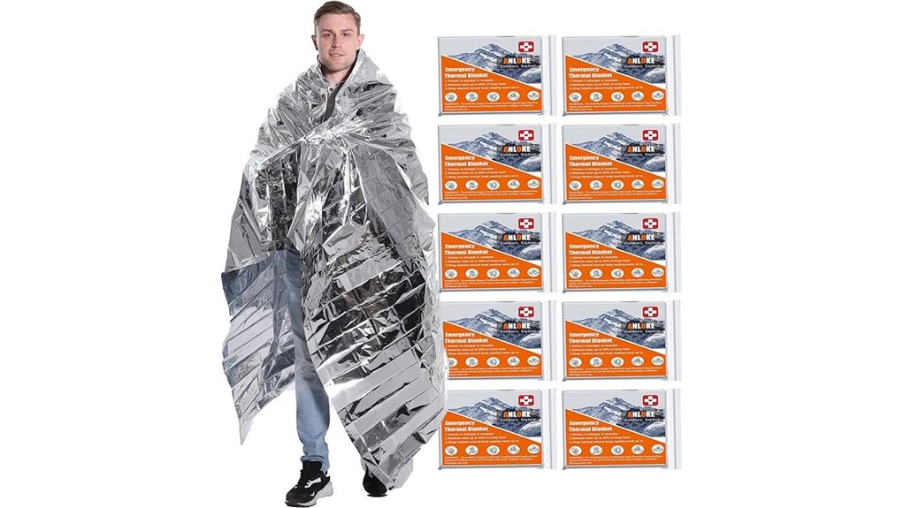 compact survival thermal blankets