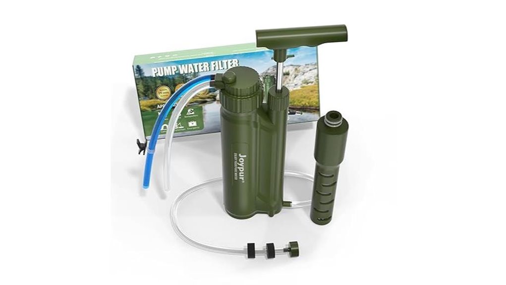 compact survival water filter