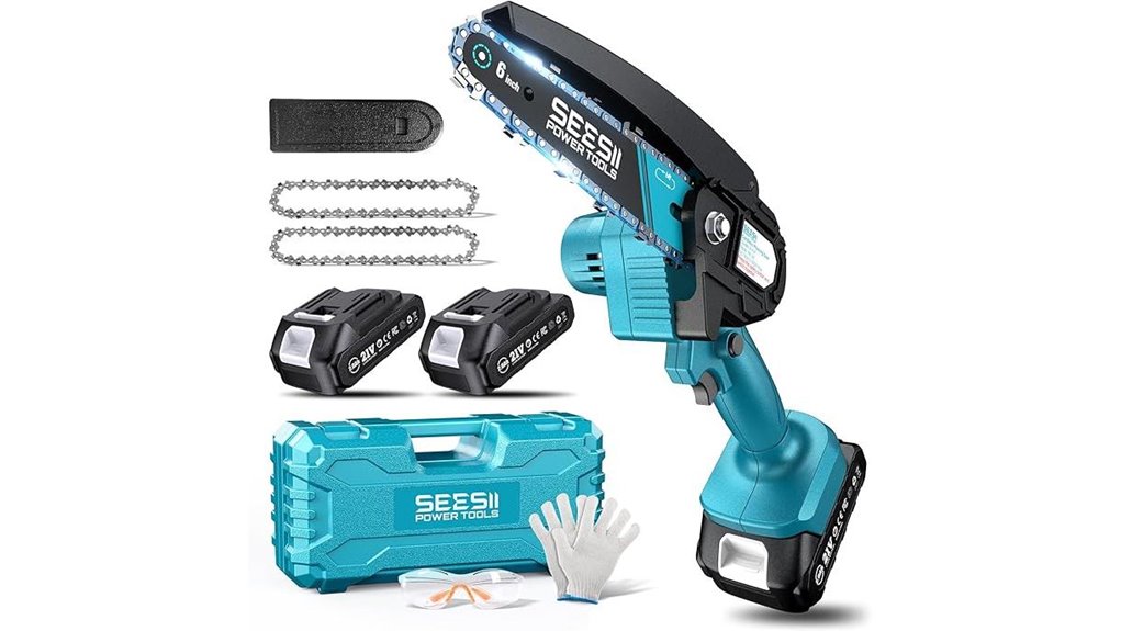 cordless mini chainsaw package