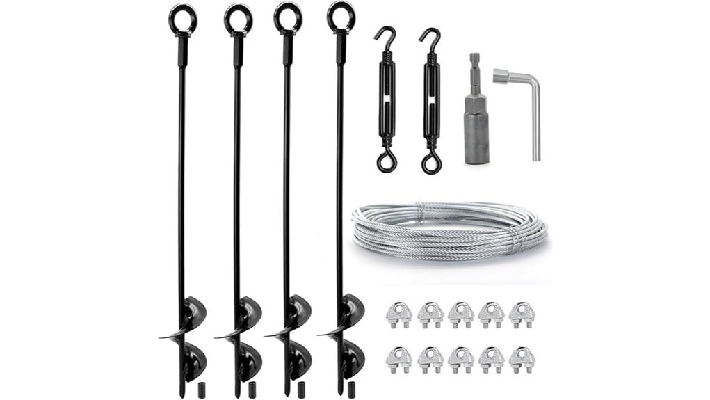 durable anchors for outdoor use
