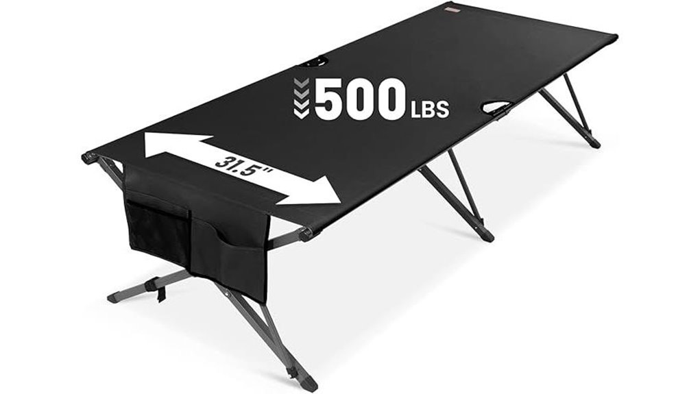 durable camping cot for adults