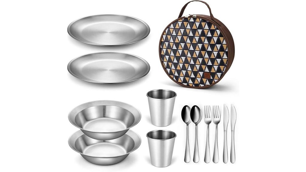 durable camping mess kit