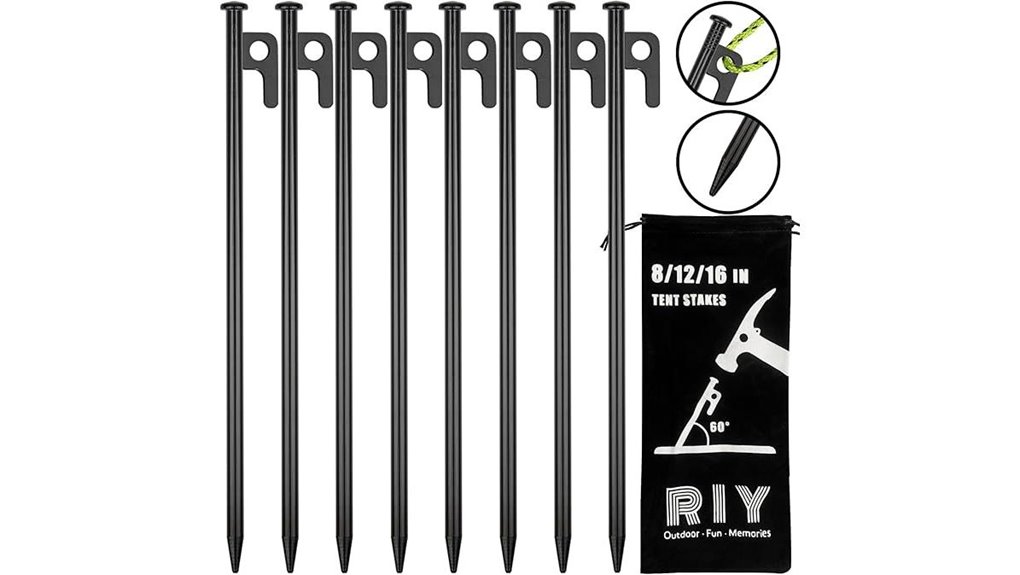 durable camping tent stakes