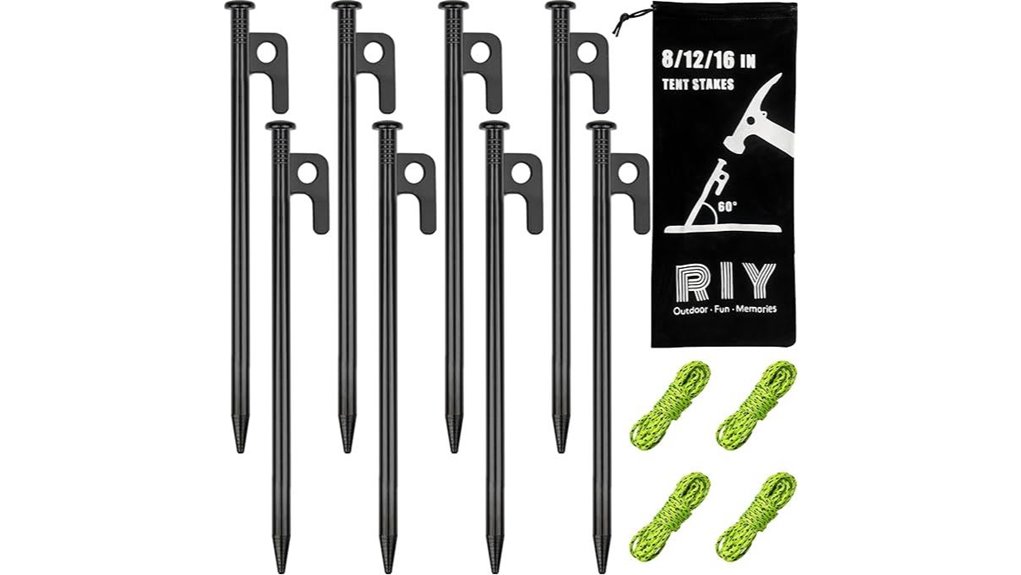 durable camping tent stakes